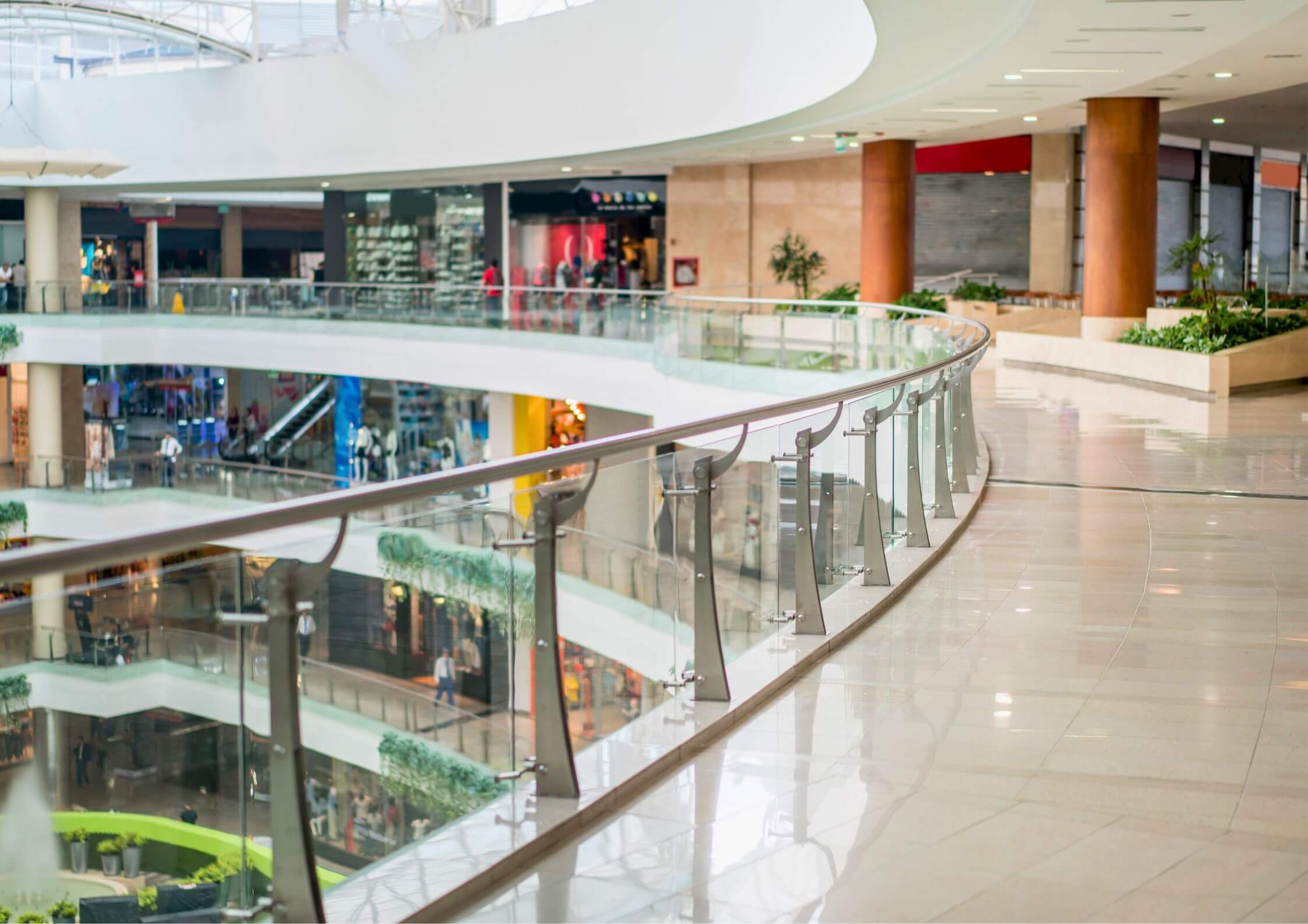limpieza centro comercial